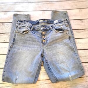 Old Navy Light Blue Women's Jeggings - Button Fly